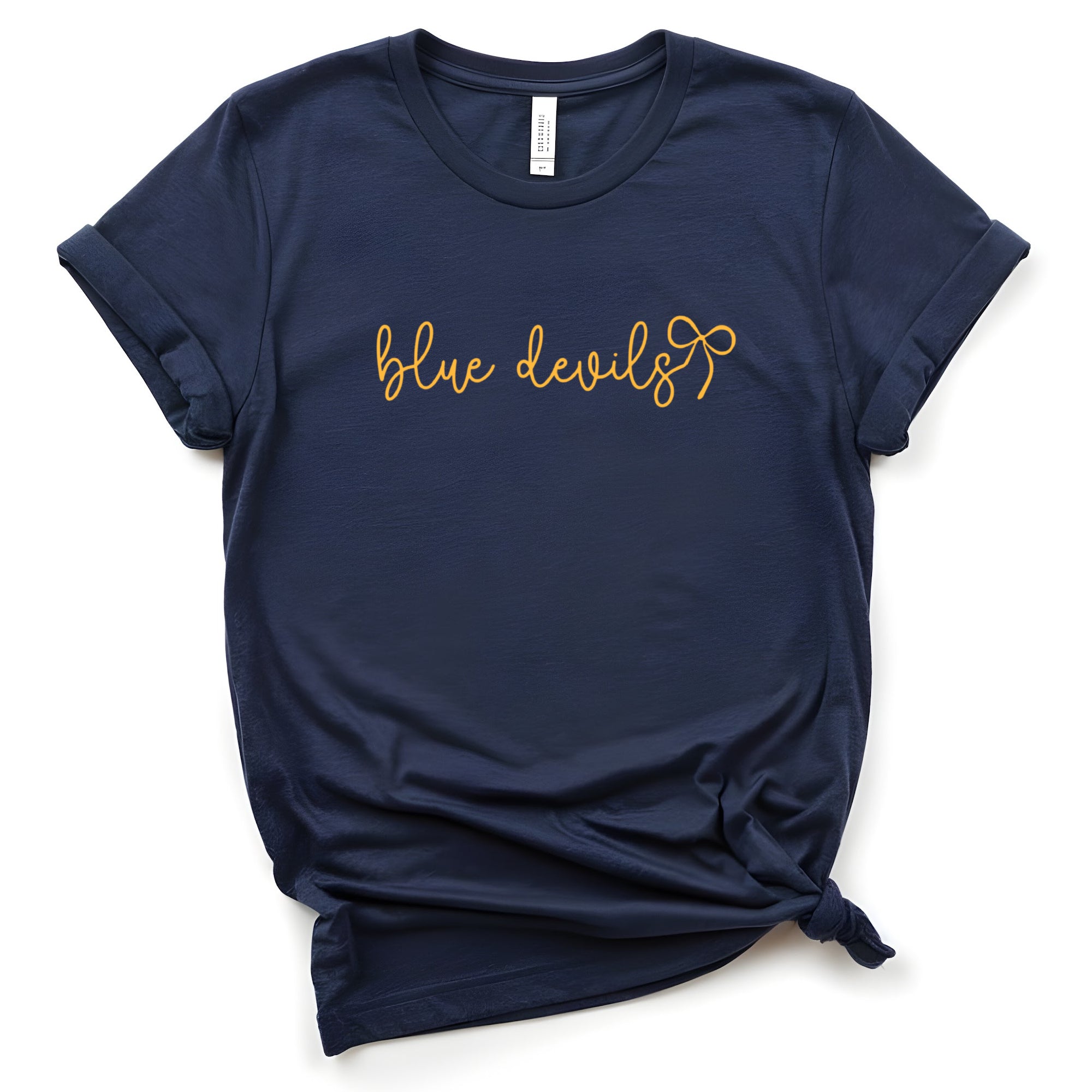 Lebo Blue Devils bow (gold)