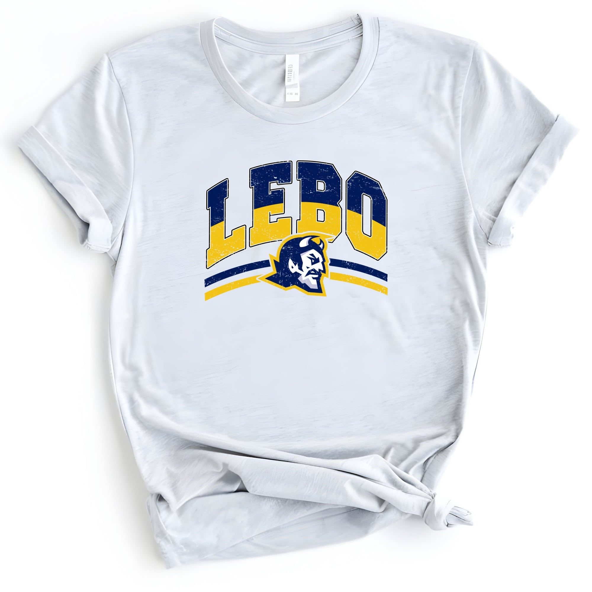 Lebo Varsity Distressed Mascot