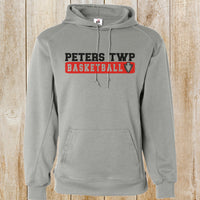 Peters Twp Basketball Badger Performance Hoodie