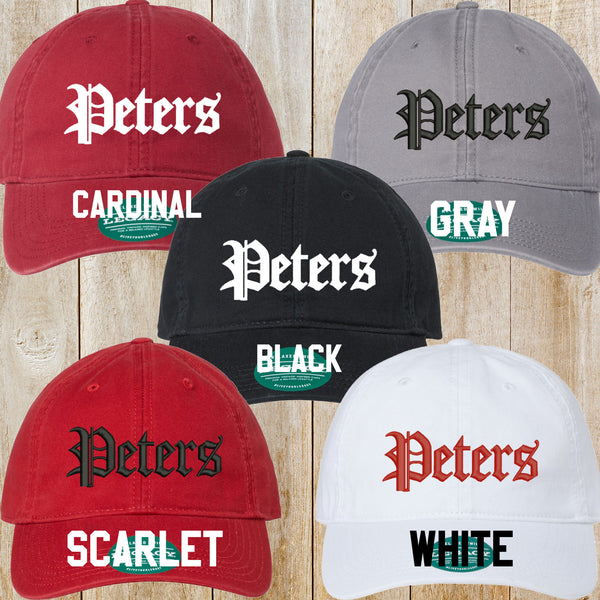 Peters embroidered Legacy Dad Hat