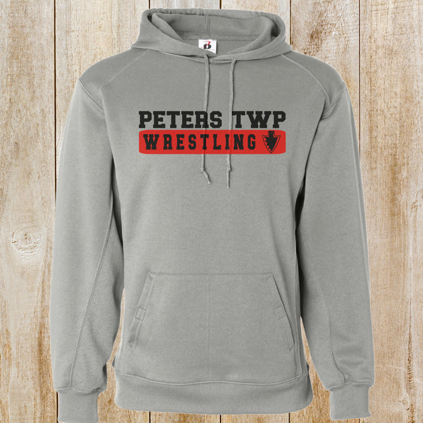 Peters Twp Wrestling Badger Performance Hoodie