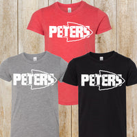 Peters Youth tri-blend tee