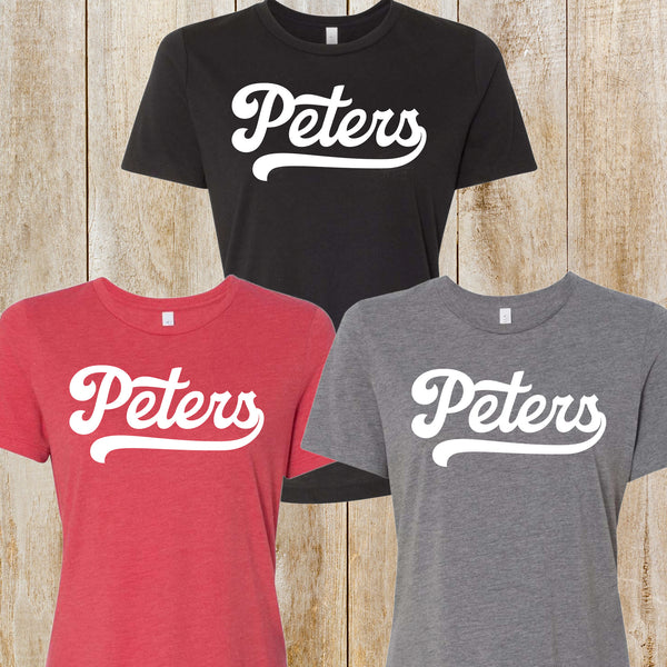 Peters women's relaxed fit triblend tee