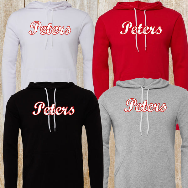 Peters Unisex Bella + Canvas fleece hoodie