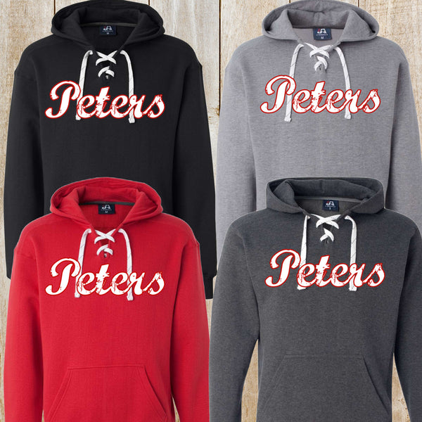 Peters Lace up Hoodie