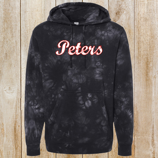 Peters tie-dyed hoodie (unisex and youth)