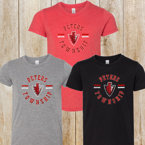 Peters Youth tri-blend tee