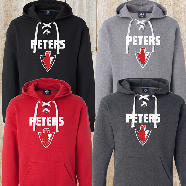 Peters Lace up Hoodie