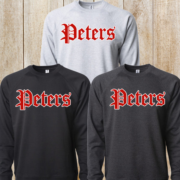 Peters Lightweight Loopback Terry crewneck sweatshirt