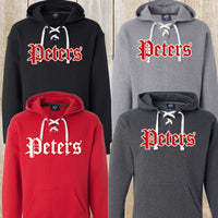 Peters Lace up Hoodie