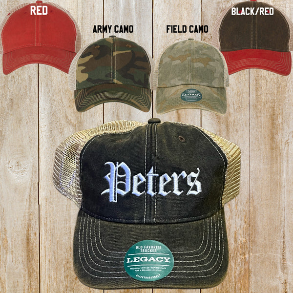 Peters Twp embroidered Legacy Distressed Hat