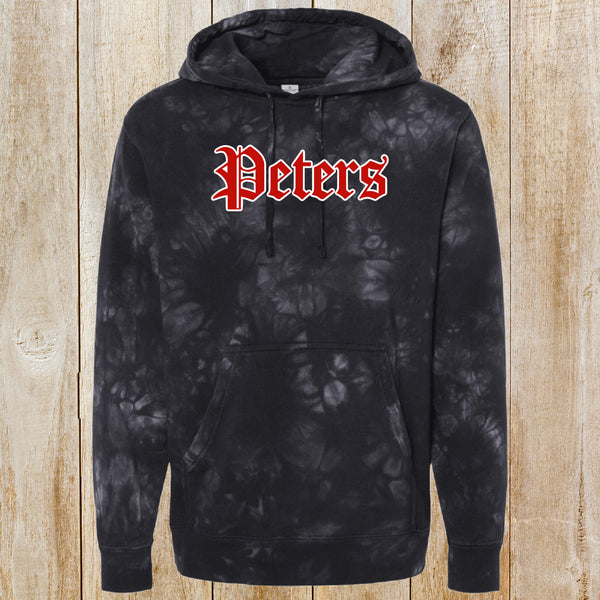Peters tie-dyed hoodie (unisex and youth)