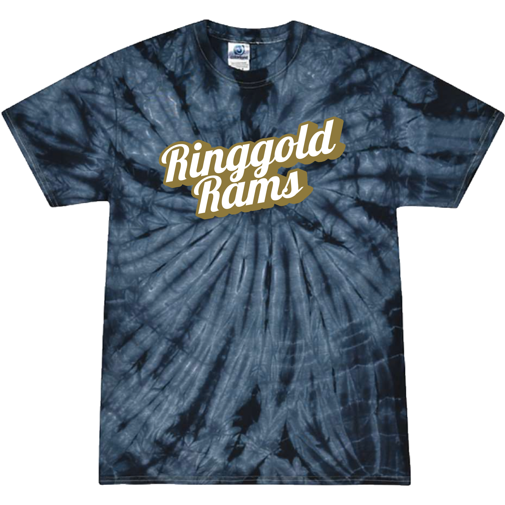 RESN Cursive slant Tie Dyed Tee