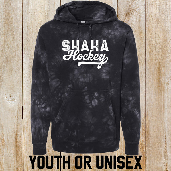 SHAHA tie-dyed hoodie (unisex and youth)