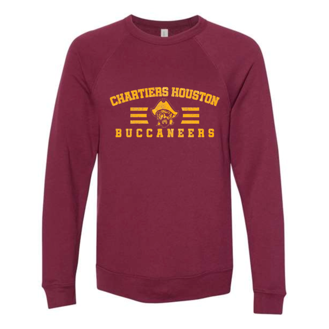 Chartiers Houston Bold Unisex Fleece Crewneck Sweatshirt