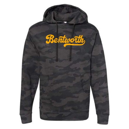 Bentworth Script Camo Hooded Sweatshirt
