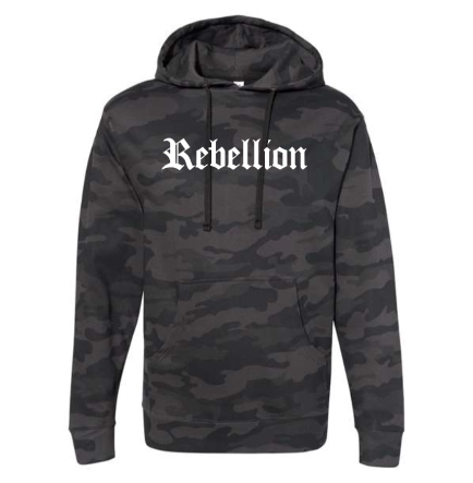 Rebellion Vintage Camo Hooded Sweatshirt