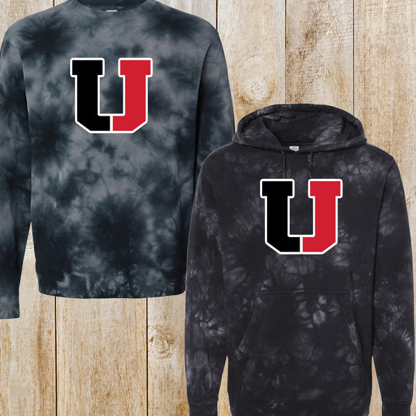 USC tie-dyed hoodie (unisex and youth) or crewneck (unisex)