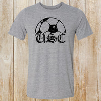 USC Distressed Soccer Short-Sleeved T-shirt