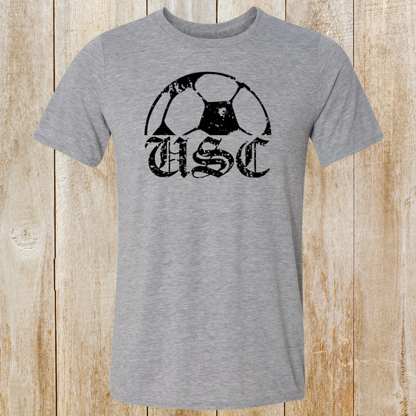 USC Distressed Soccer Short-Sleeved T-shirt