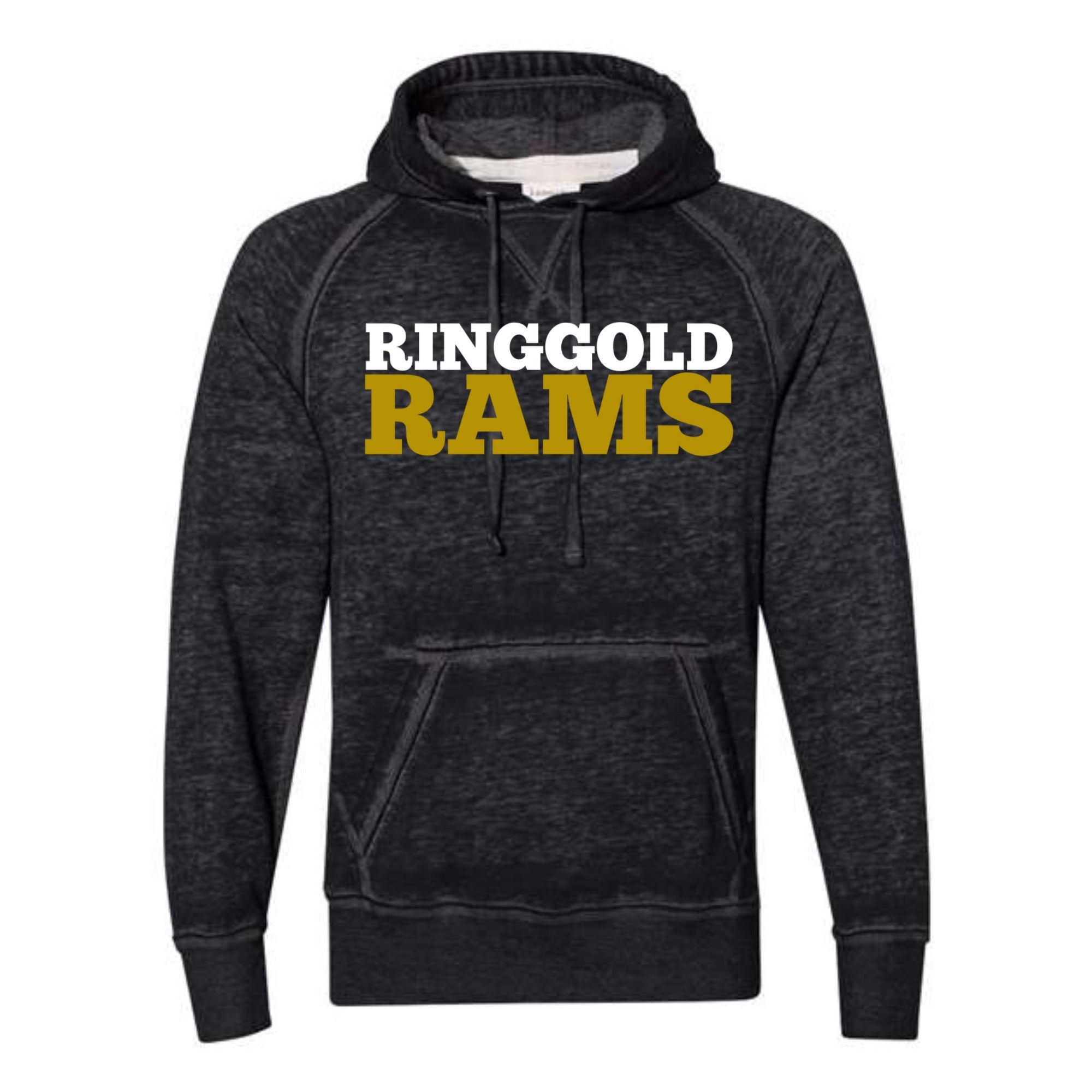 Ringgold Rams Block Vintage Zen Hooded Sweatshirt