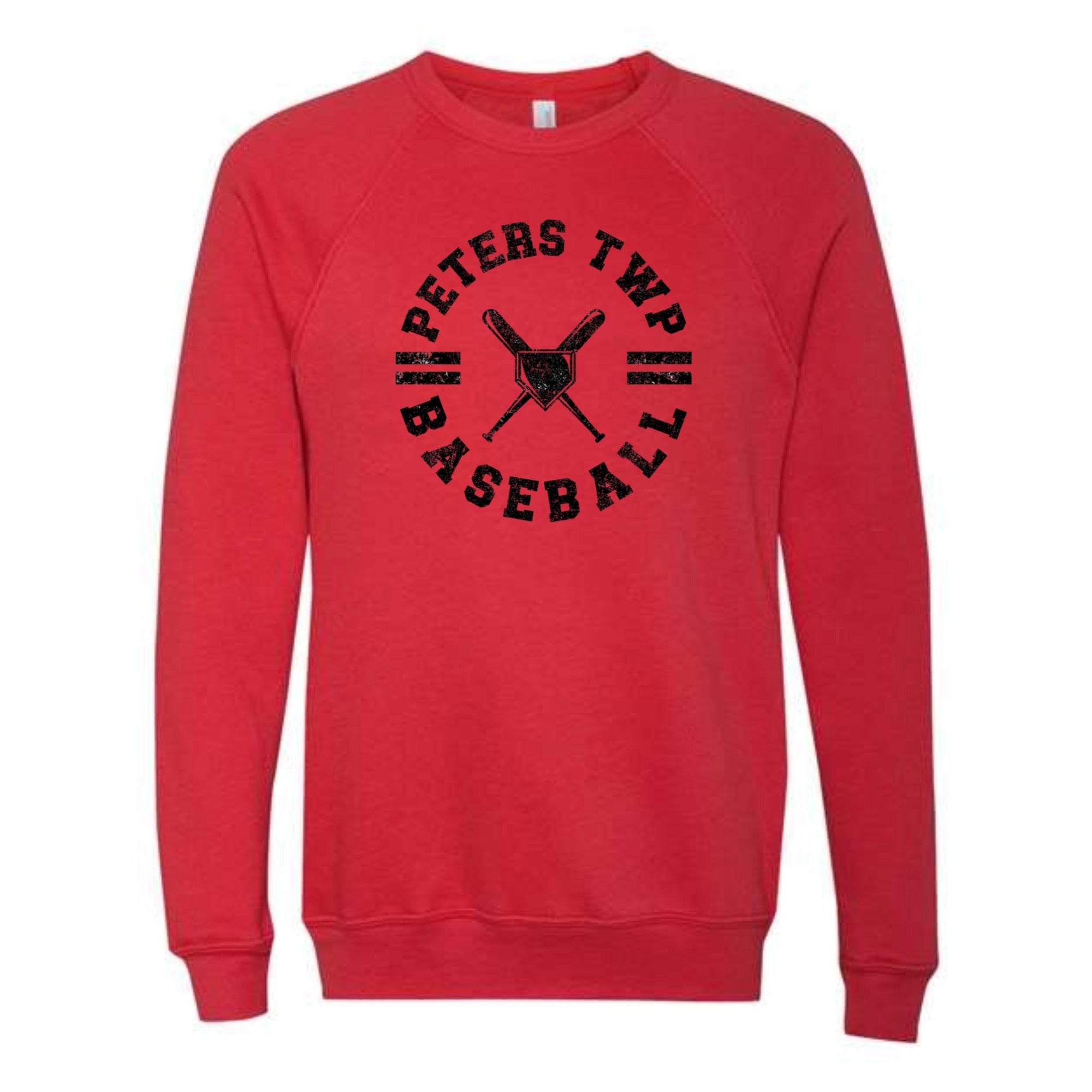 Peters Baseball Circle Unisex Fleece Crewneck Sweatshirt
