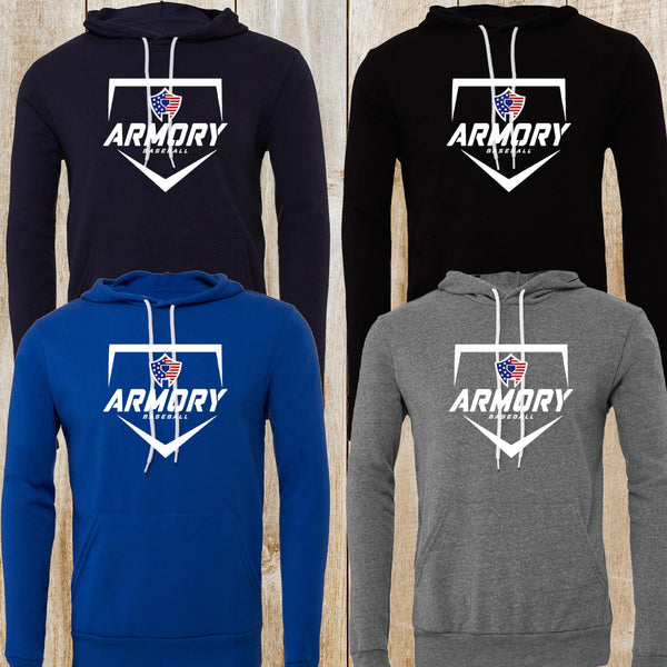 Armory Baseball Unisex Bella + Canvas fleece hoodie