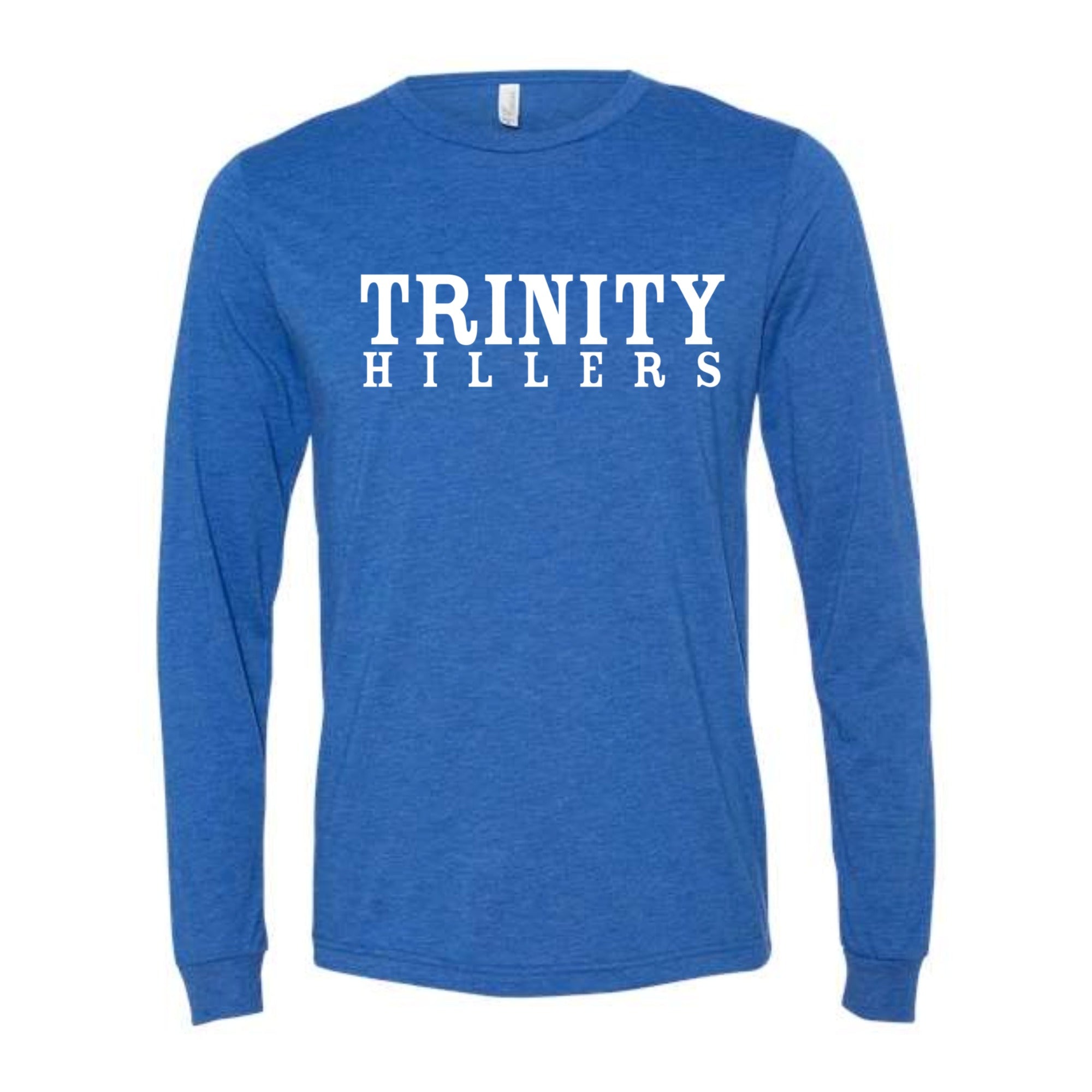 Trinity Hillers Long Sleeved Tri-blend Unisex Tee