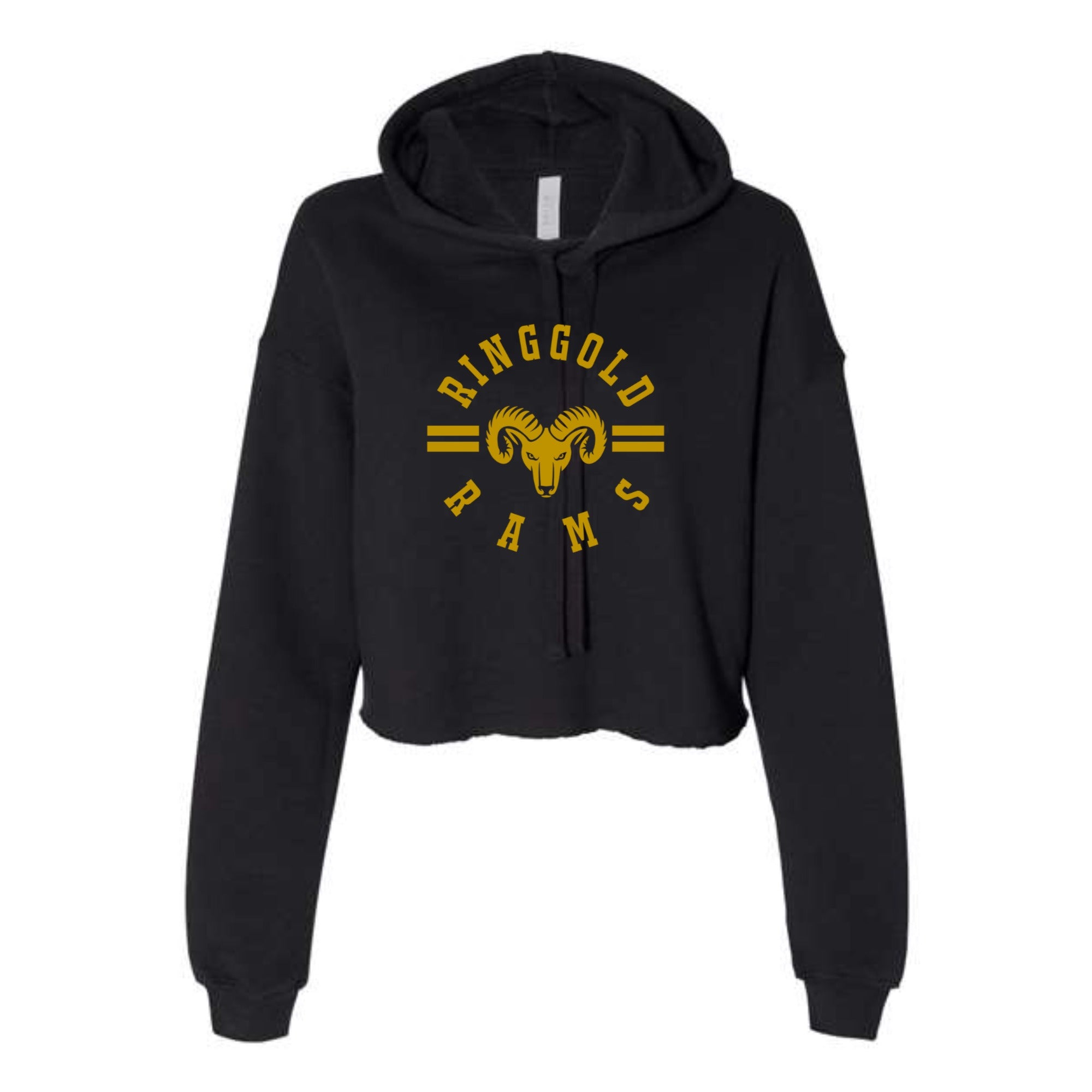 Ringgold Circle Women's Cropped Fleece Hoodie