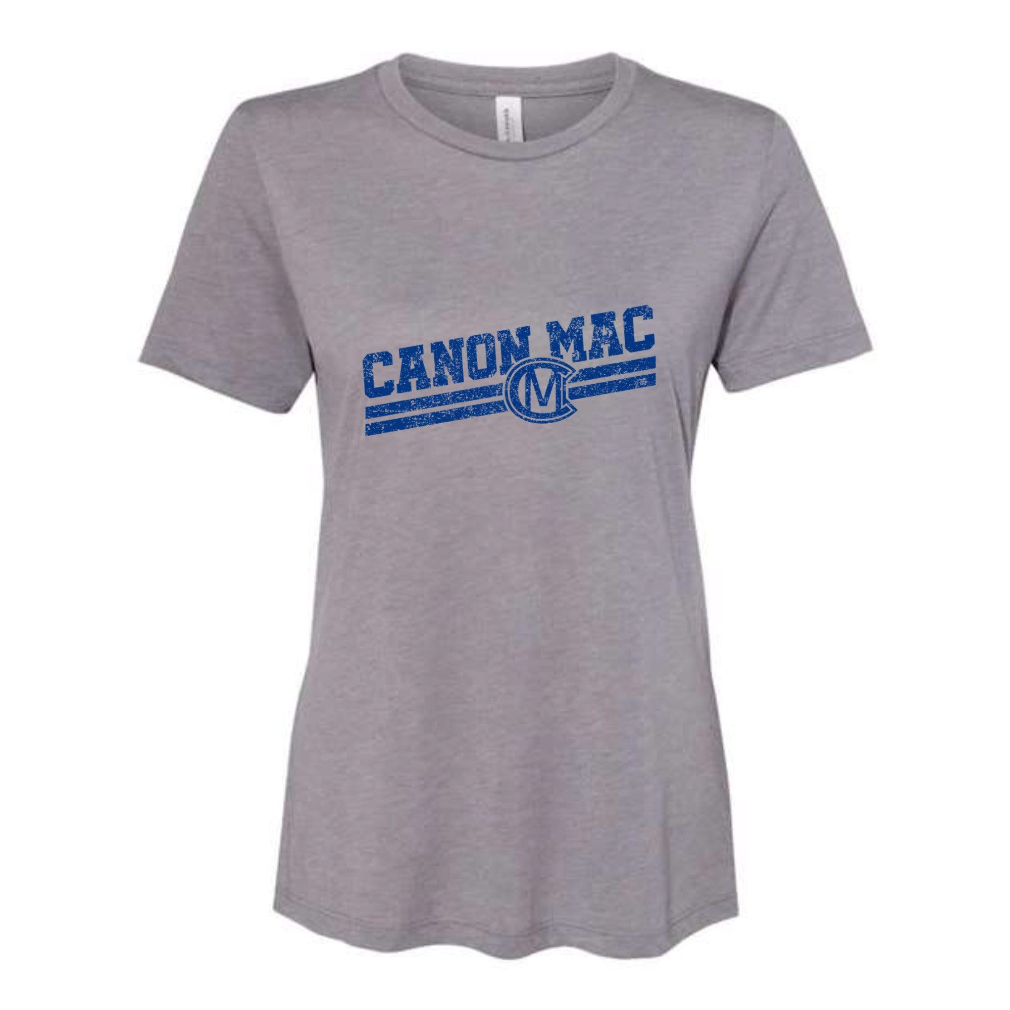 Canon Mac Slant Royal Women's Tri-blend Relaxed Fit Tee
