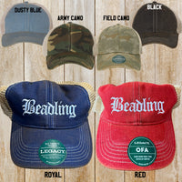 Beadling embroidered Legacy Distressed Hat