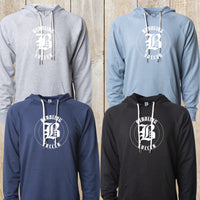 Beadling lightweight loopback Terry hoodie