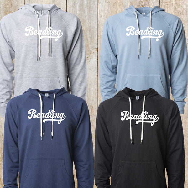 Beadling lightweight loopback Terry hoodie