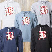Beadling lightweight loopback Terry hoodie