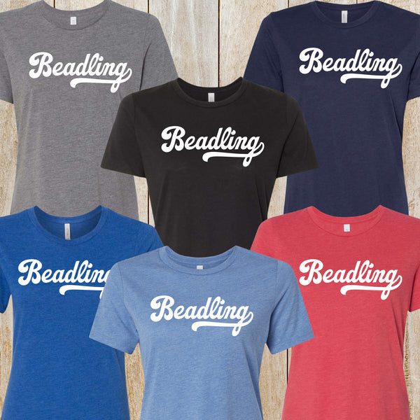 Beadling women's relaxed fit triblend tee