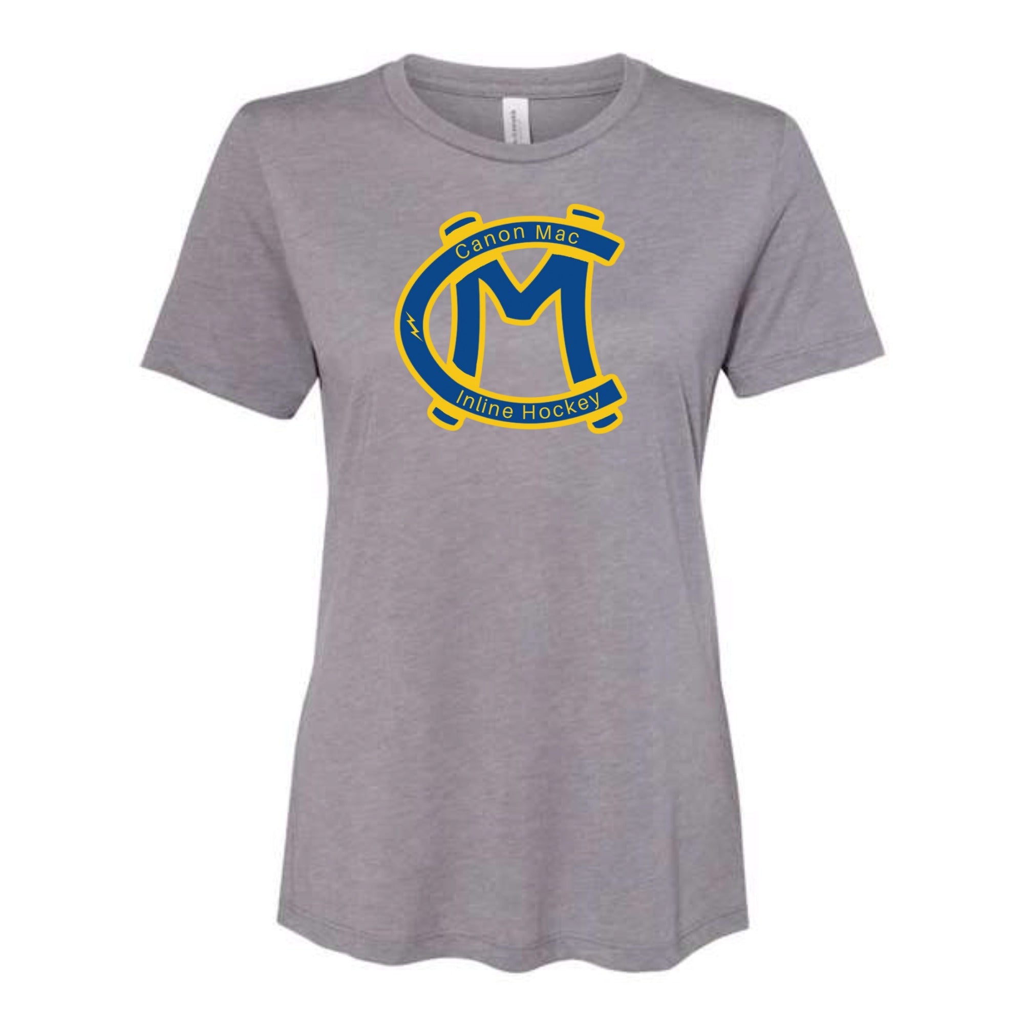 Canon Mac Inline Hockey Logo Women's Tri-blend Relaxed Fit Tee