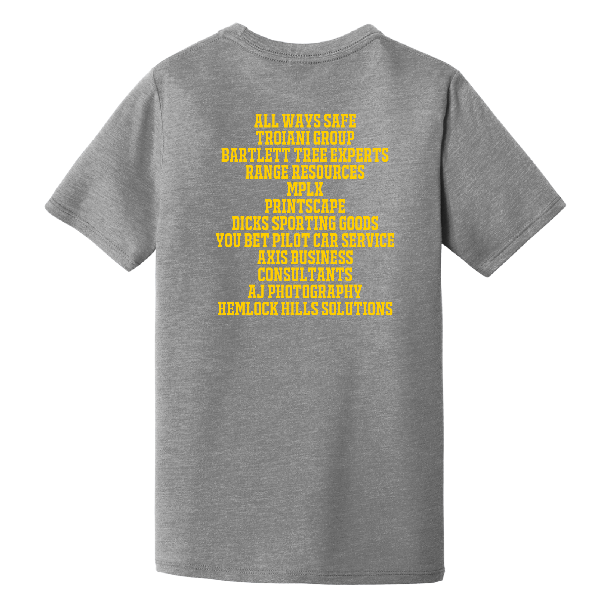 Canon Mac Girls Youth Lacrosse Sponsorship tee