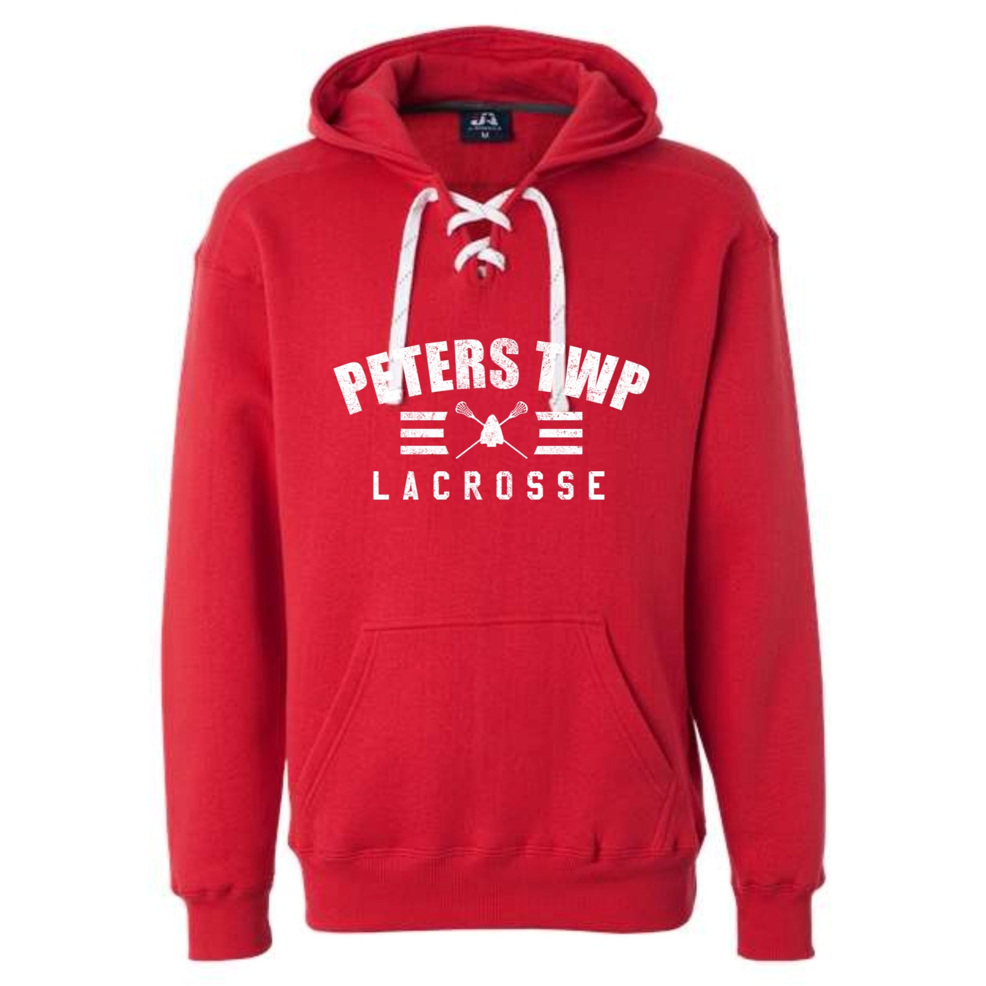 Peters Lacrosse Bold Lace Up Hoodie