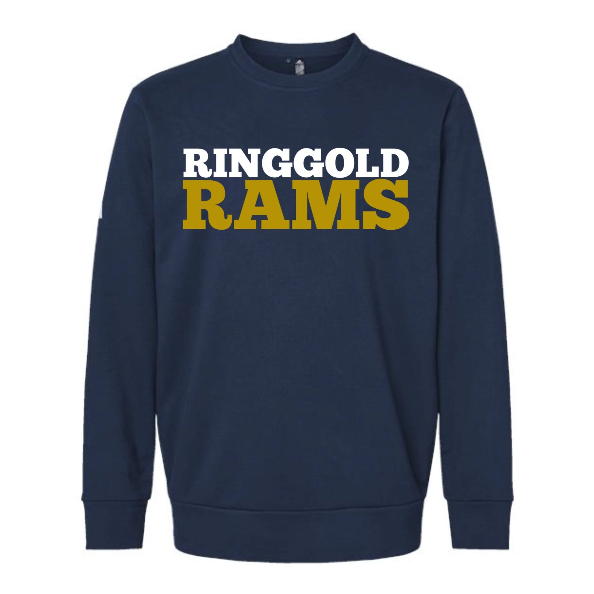 Ringgold Rams Block Fleece Crewneck Unisex Sweatshirt