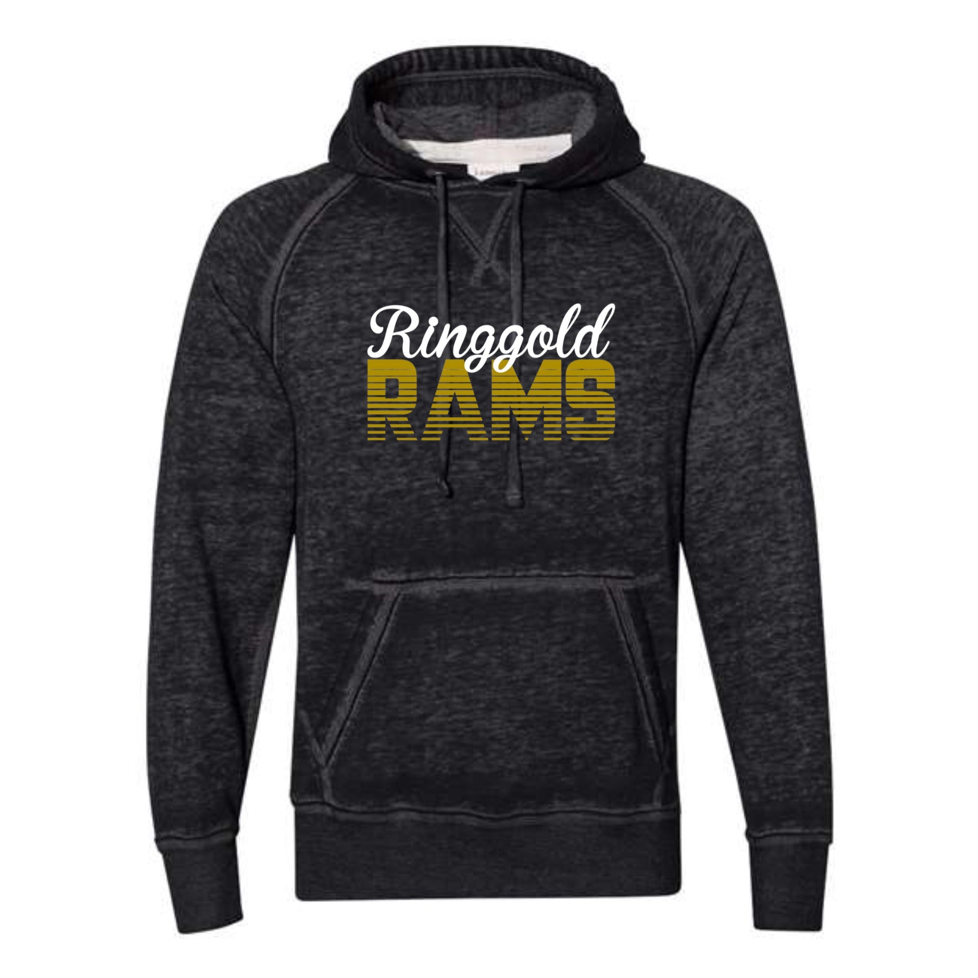 Ringgold Rams Retro Vintage Zen Hooded Sweatshirt