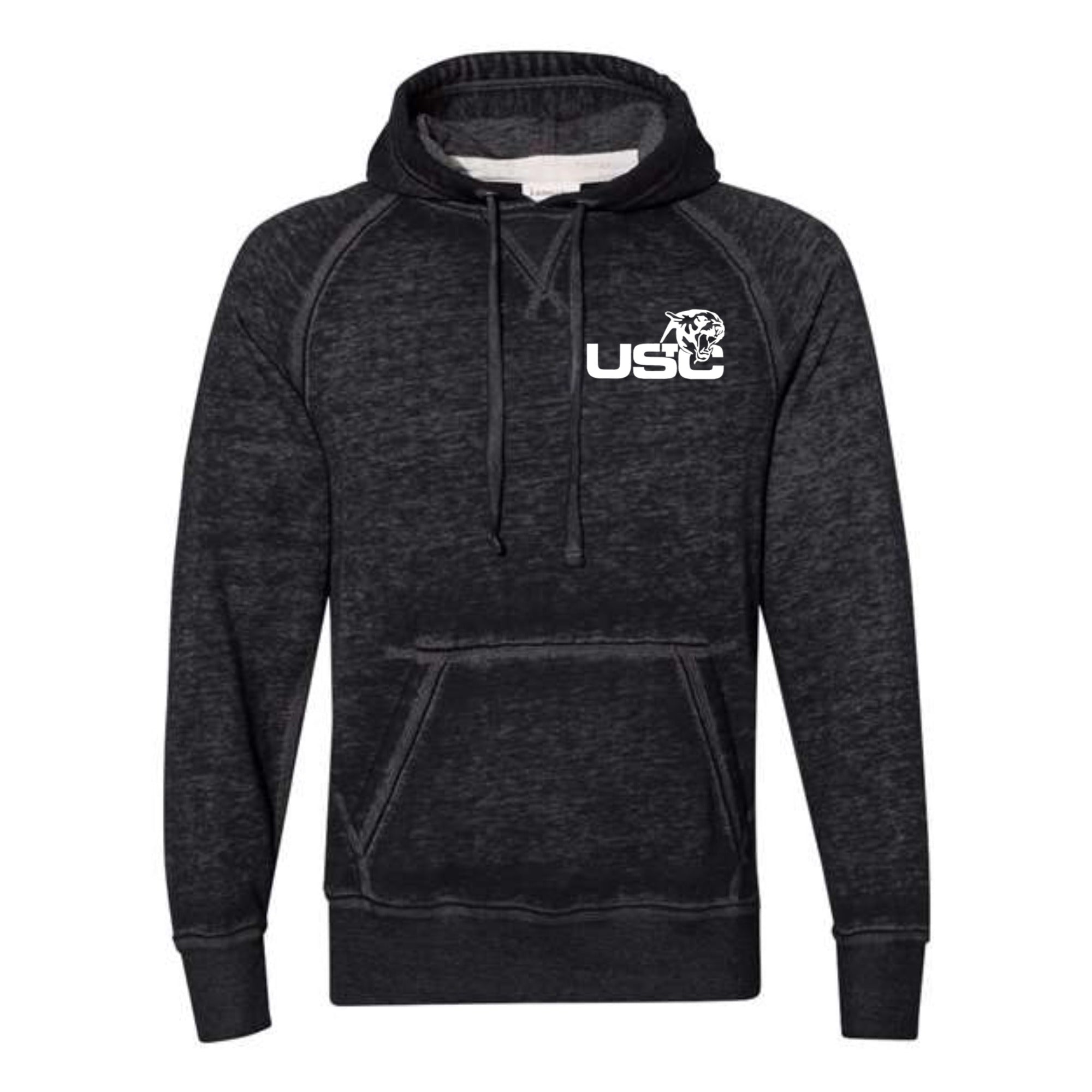 USC Panther Vintage Zen Hooded Sweatshirt Pocket Size