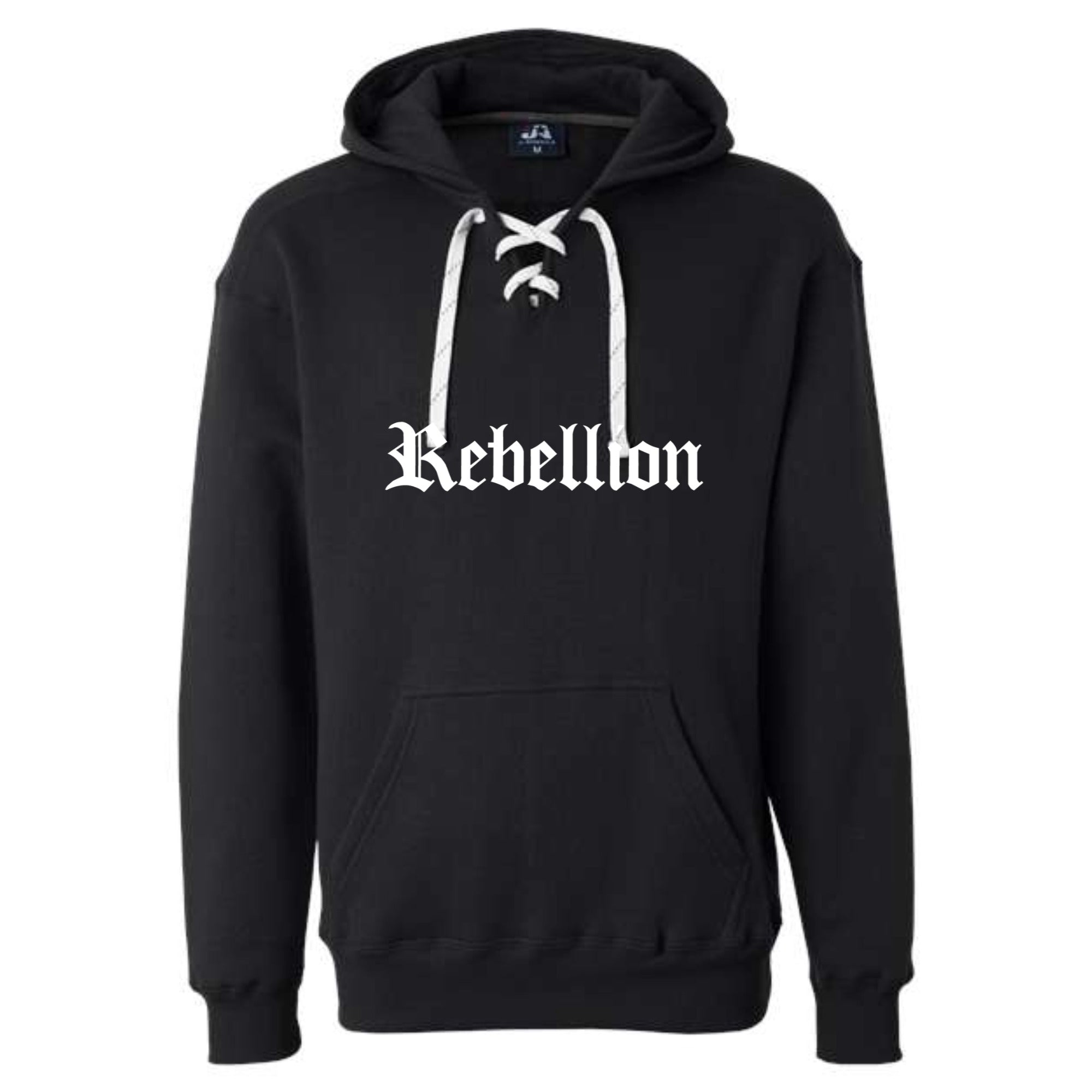 Rebellion Vintage Lace Up Hoodie