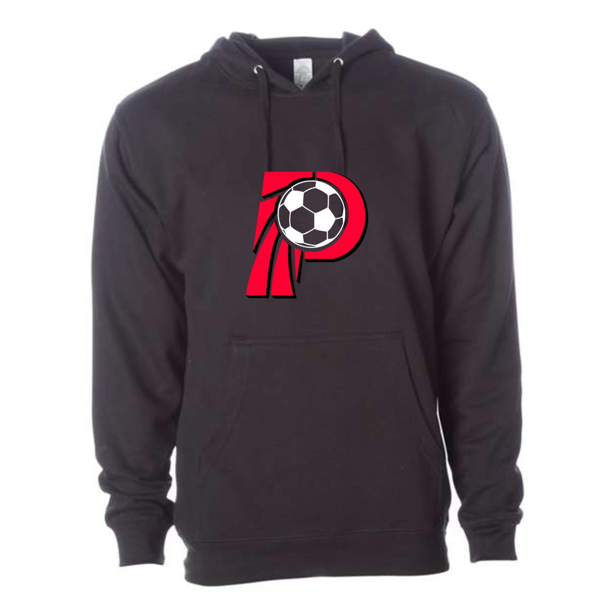 Peters Soccer Logo Midweight Hooded Sweatshirt