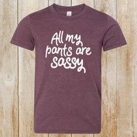 Sassy Pants youth tee