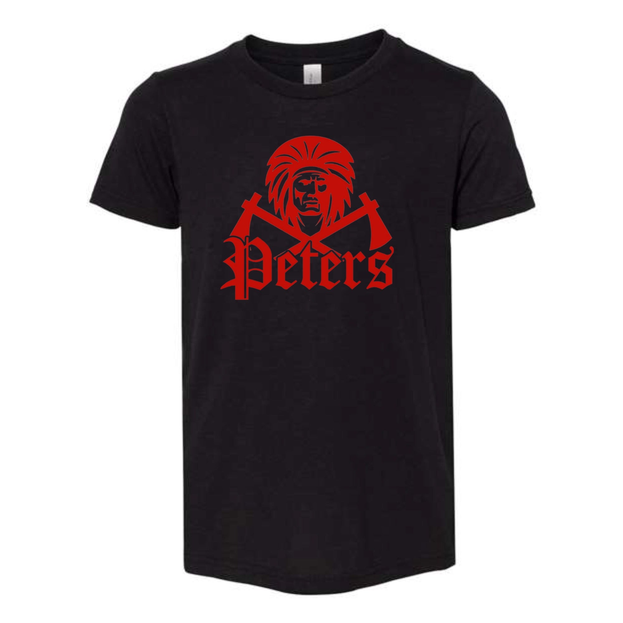 Peters Indian Red Youth Tri-blend Tee