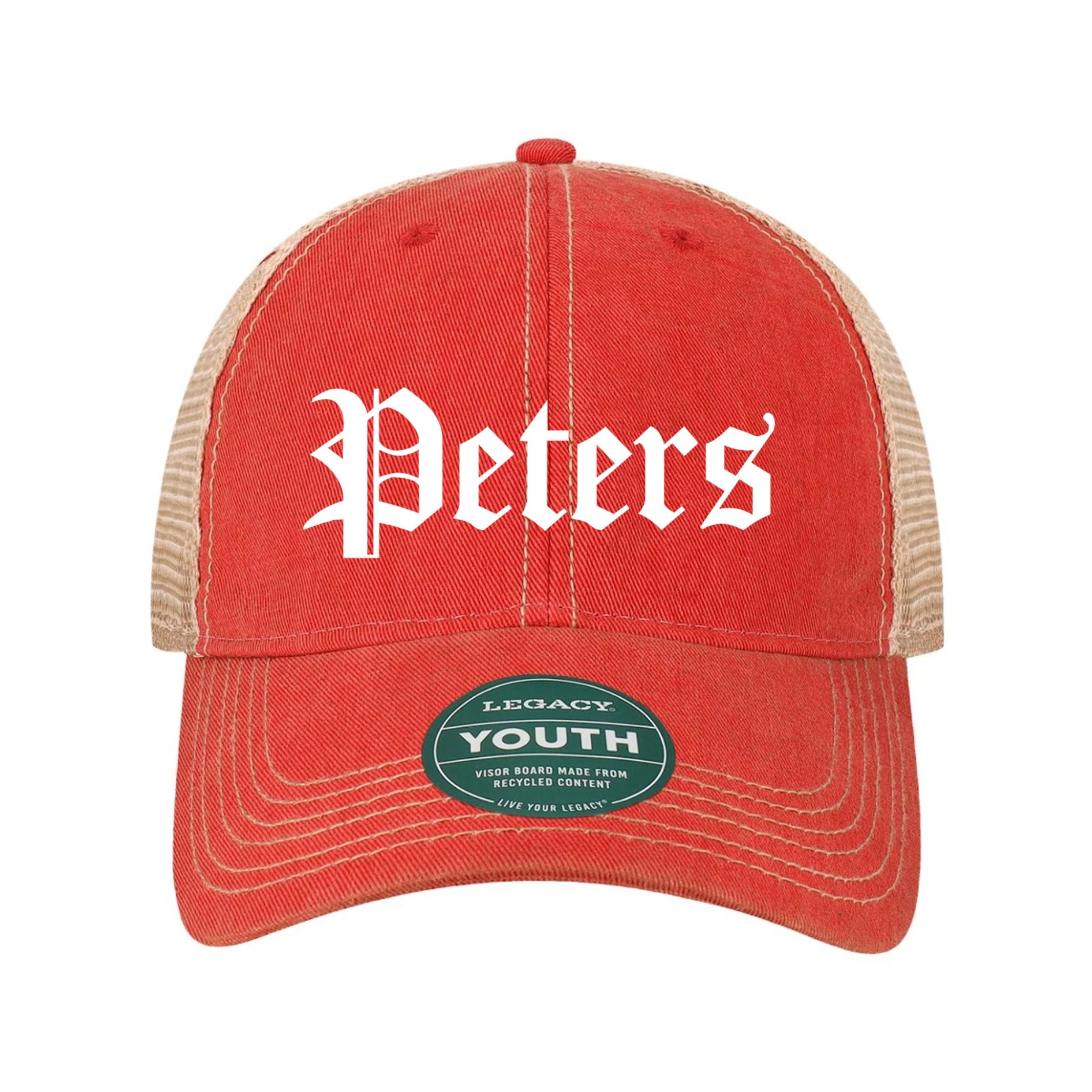 Peters White Youth Old Favorite Trucker Hat