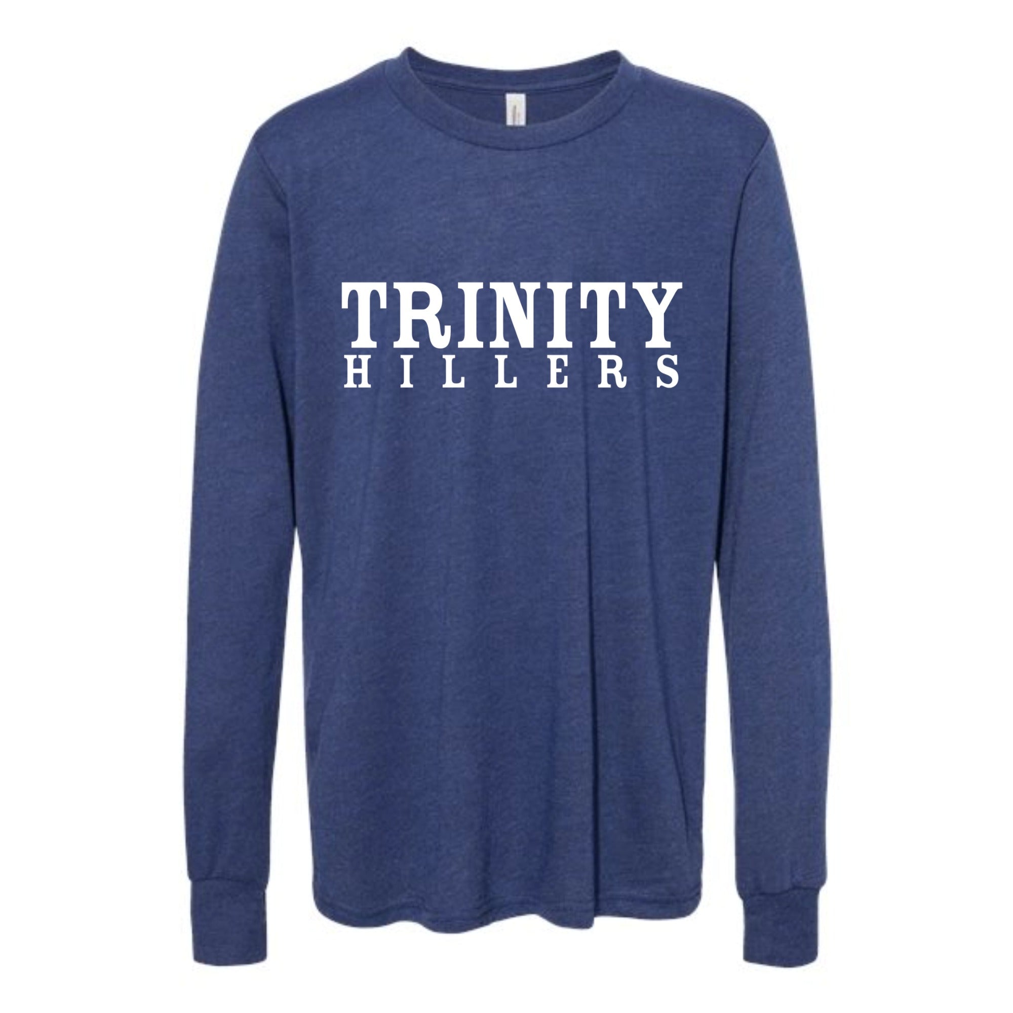 Trinity Hillers Youth Long Sleeved Tri-blend Tee