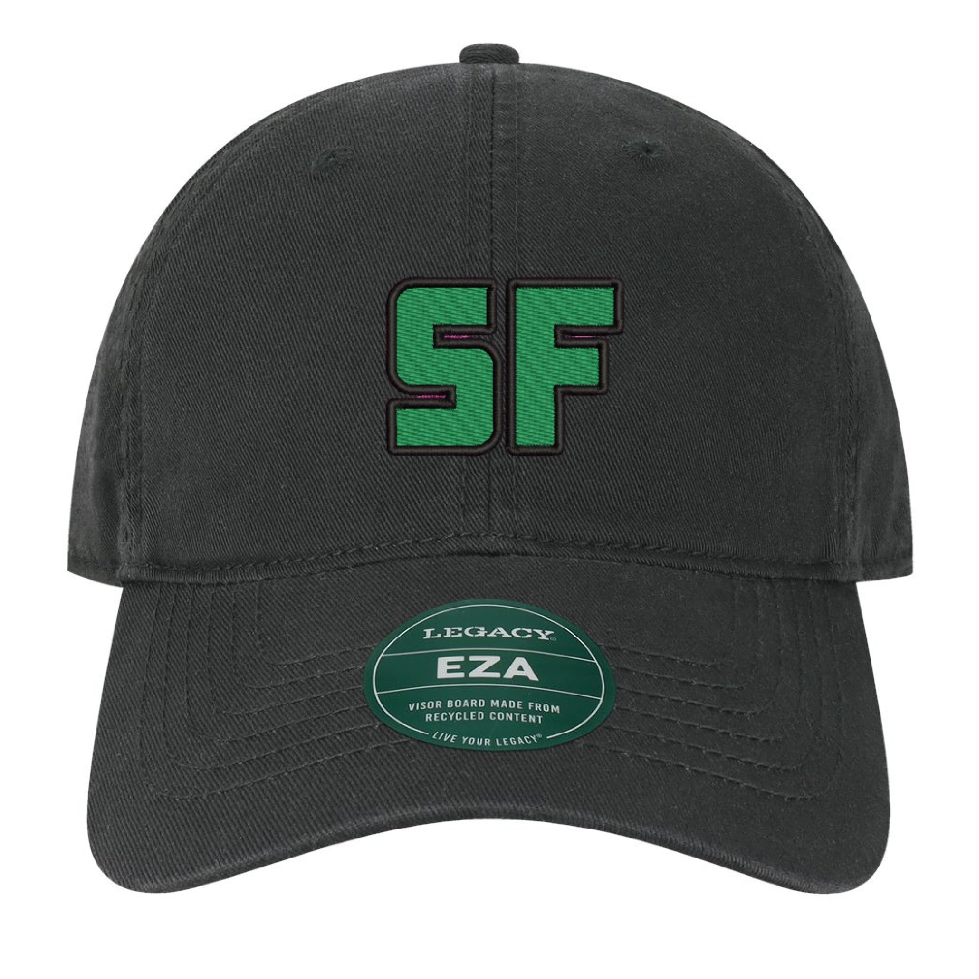 SF PTA SF embroidered hat (black/green)
