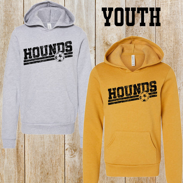 Riverhounds youth Bella + Canvas fleece hoodie