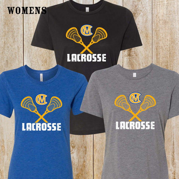 CM Lacrosse women's relaxed fit triblend tee